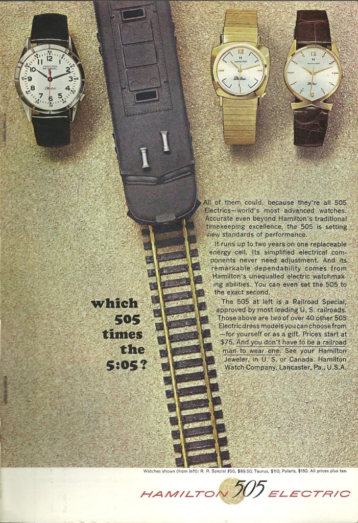 vintage watch advertisements