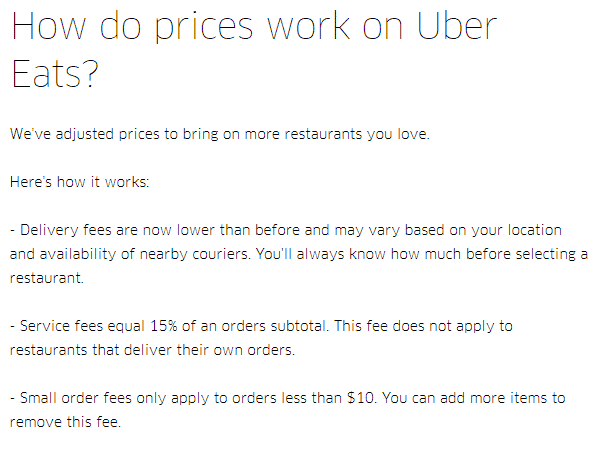 How Does Uber Eats Make Money?  Uber Eats Business Model  Feedough