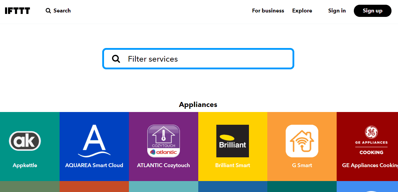 ifttt services