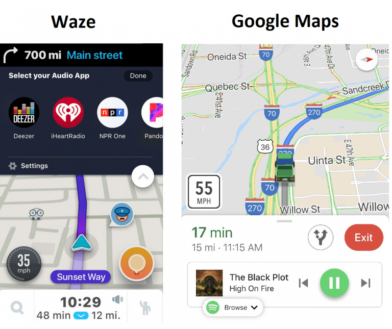 waze advanced offline map features