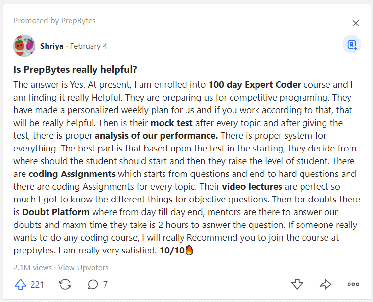 brands use famous faces to write promoted answers