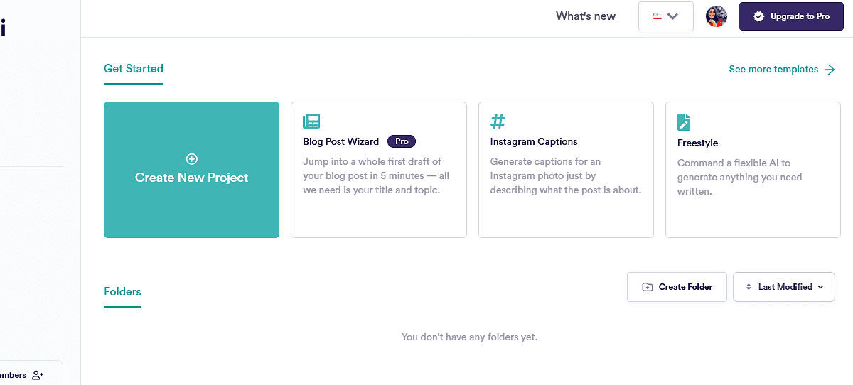 copy.ai dashboard copy.ai dashboard
