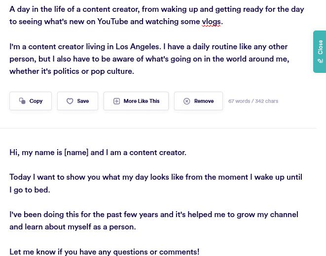 copy.ai video result copy.ai video result