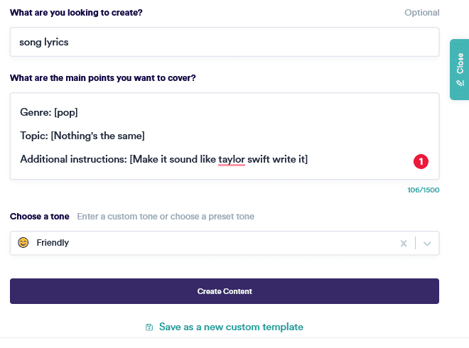 song lyrics copy.ai song lyrics copy.ai