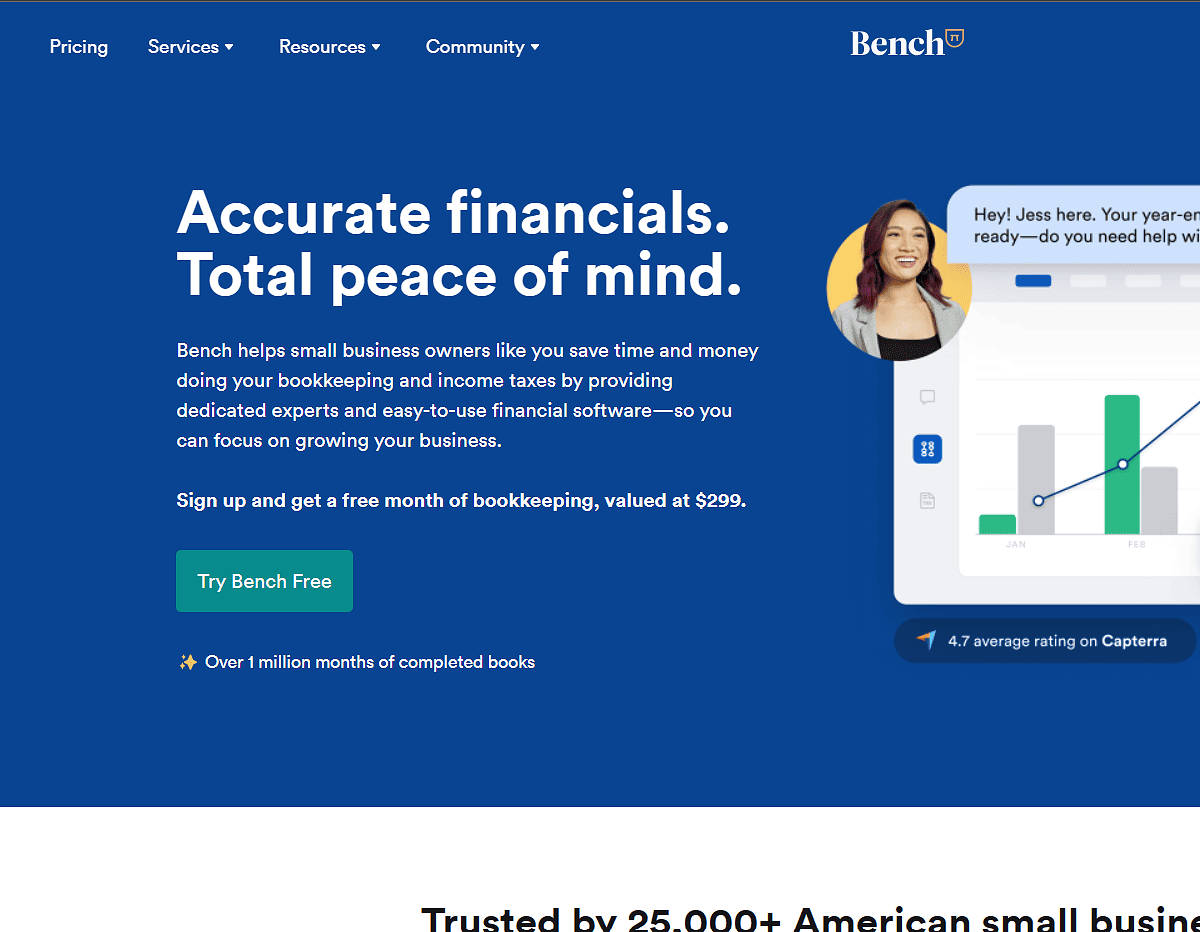 Bench Bench Platforms To Outsource Accounting