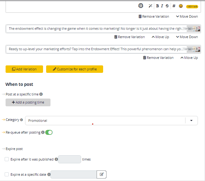 Picture11 SocialBee Re-Queue Post