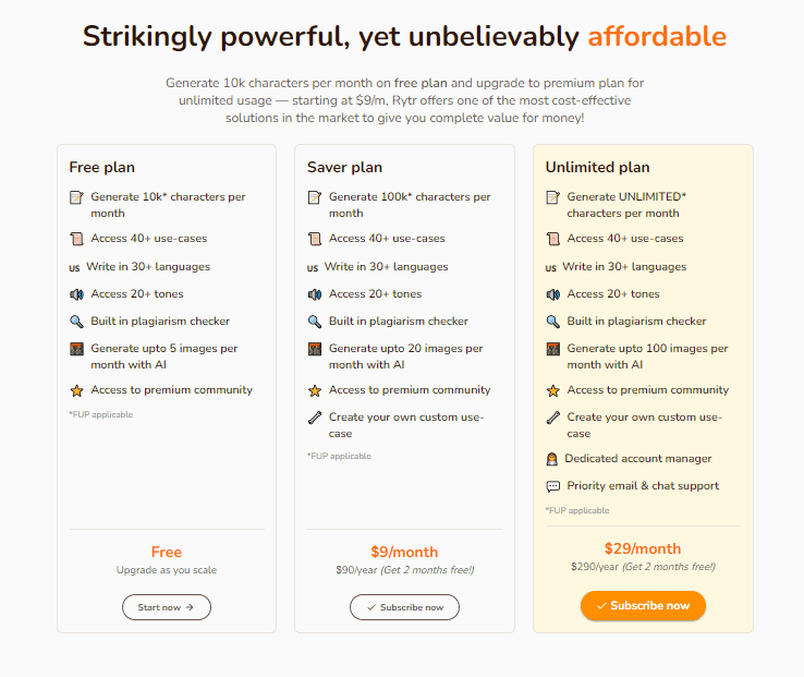 Picture12 Rytr Pricing