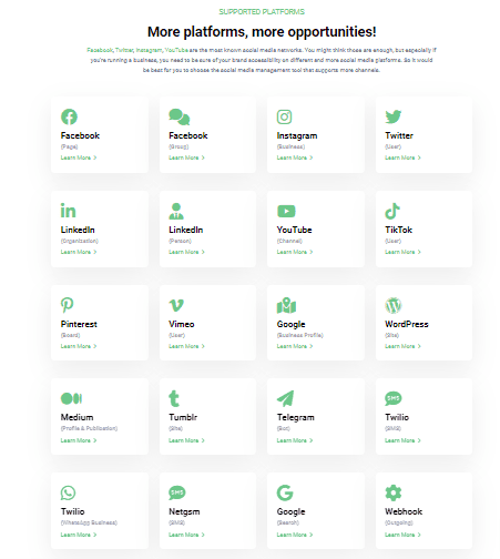 Radaar Social Media Profiles Integration
