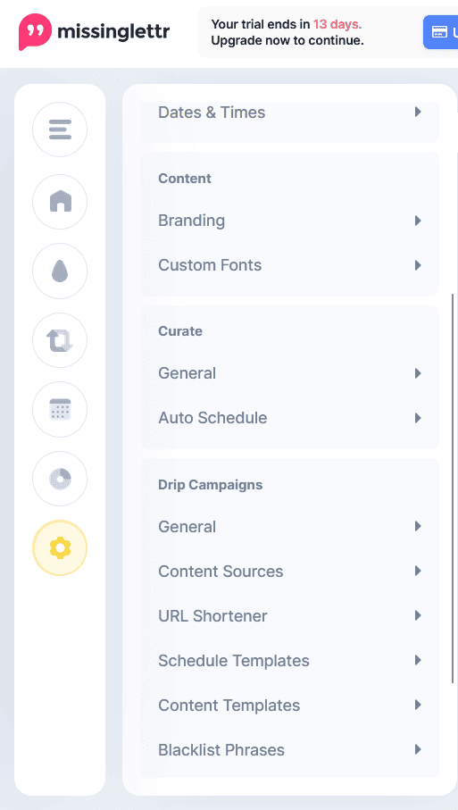 Picture8 Missinglettr Settings