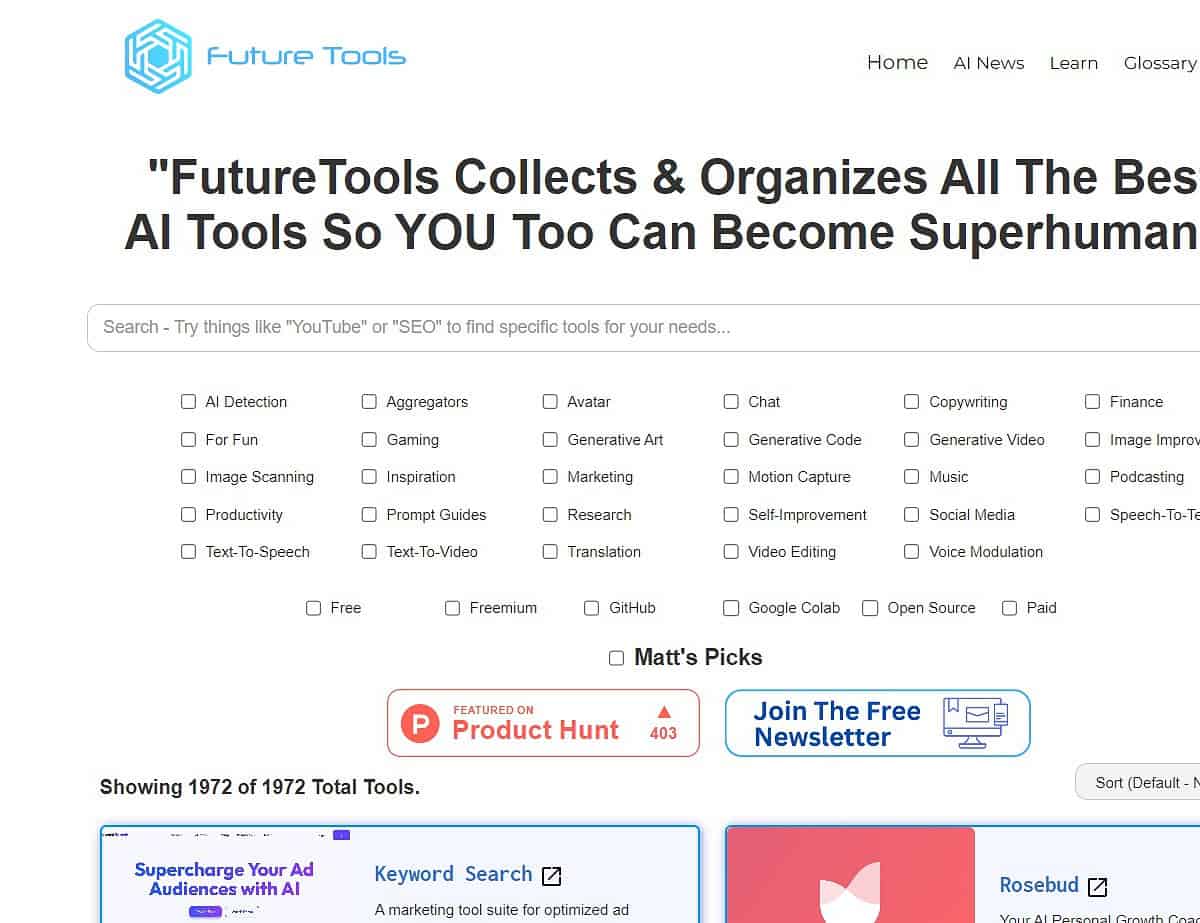 Future Tools Future Tools