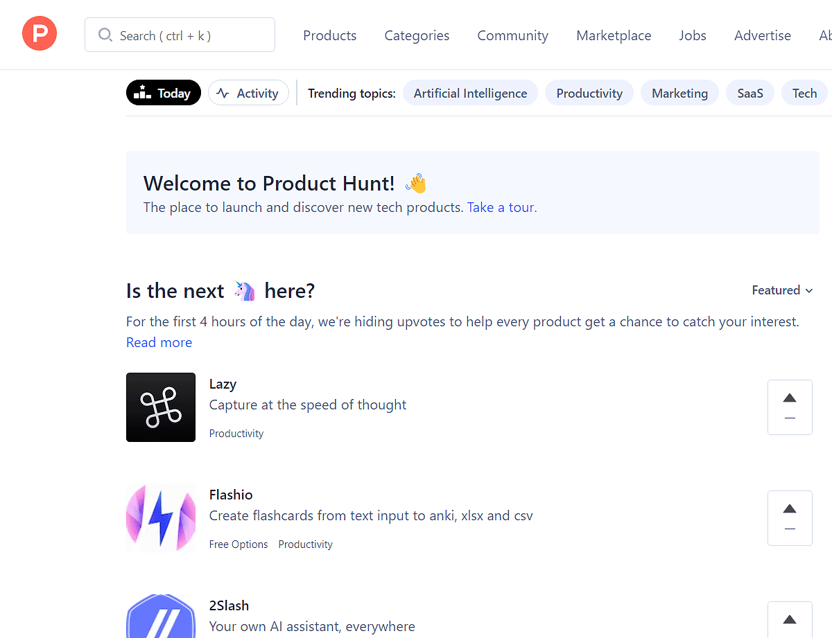 Product Hunt Product Hunt