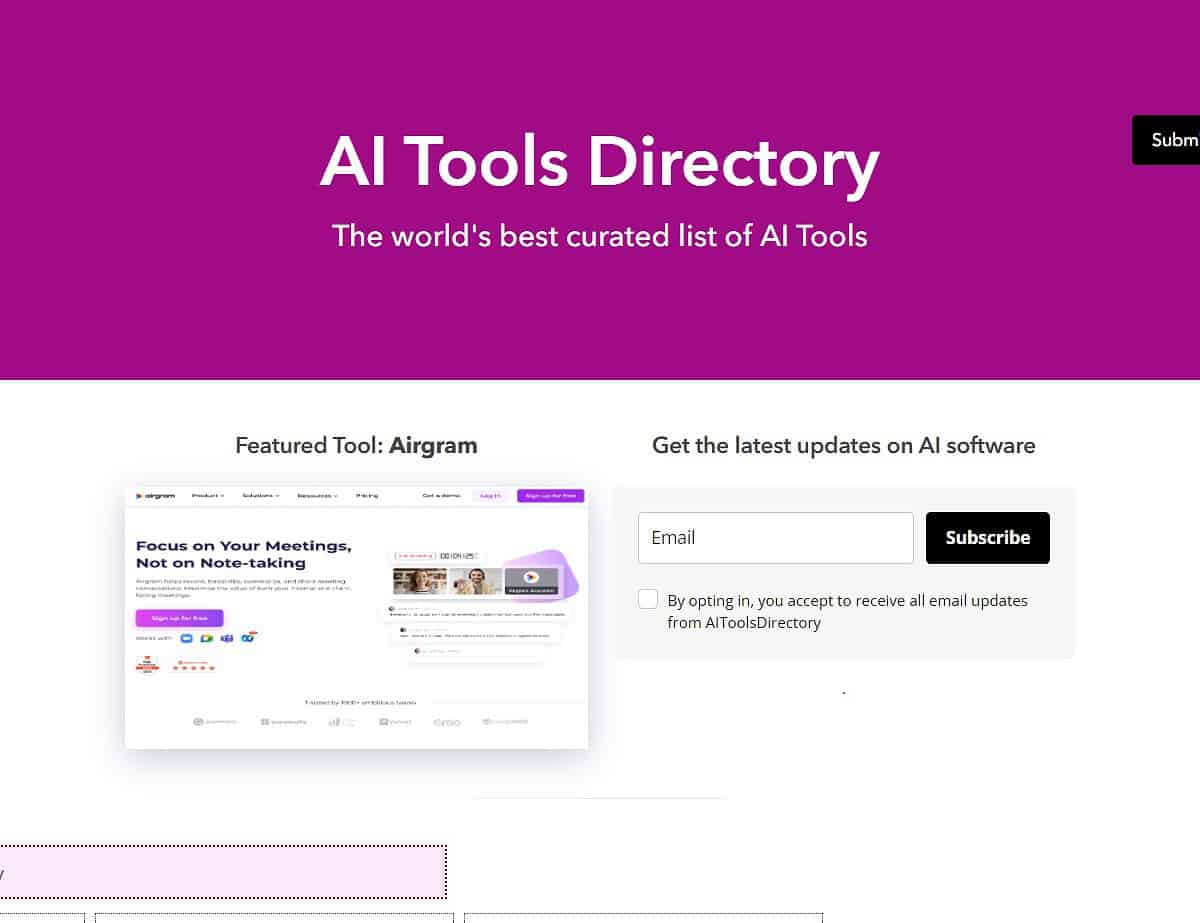 AI Tools Directory AI Tools Directory