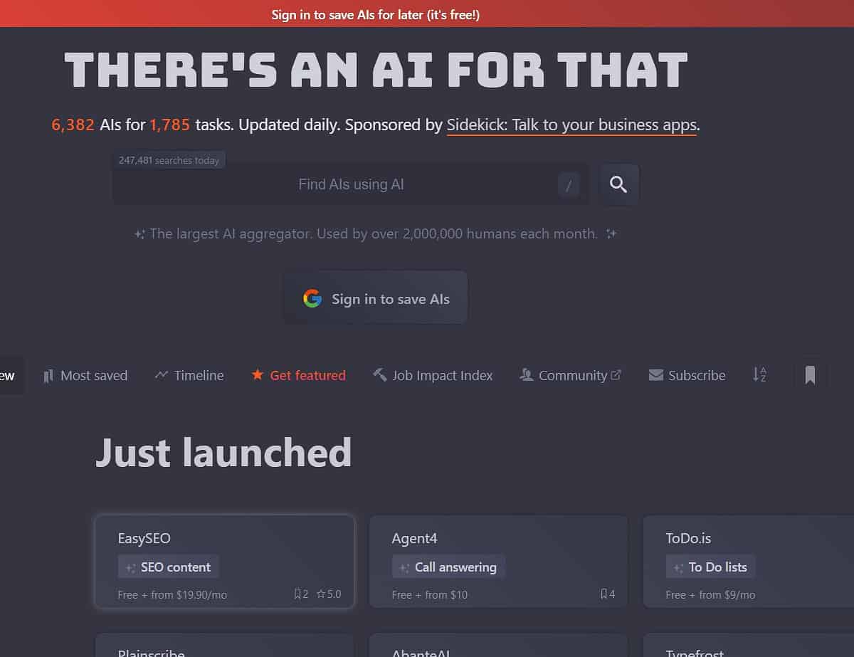 Theres An AI For That Theres An AI For That