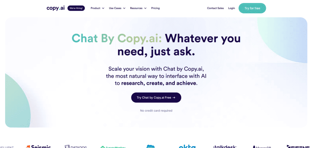 Chat by Copy.ai