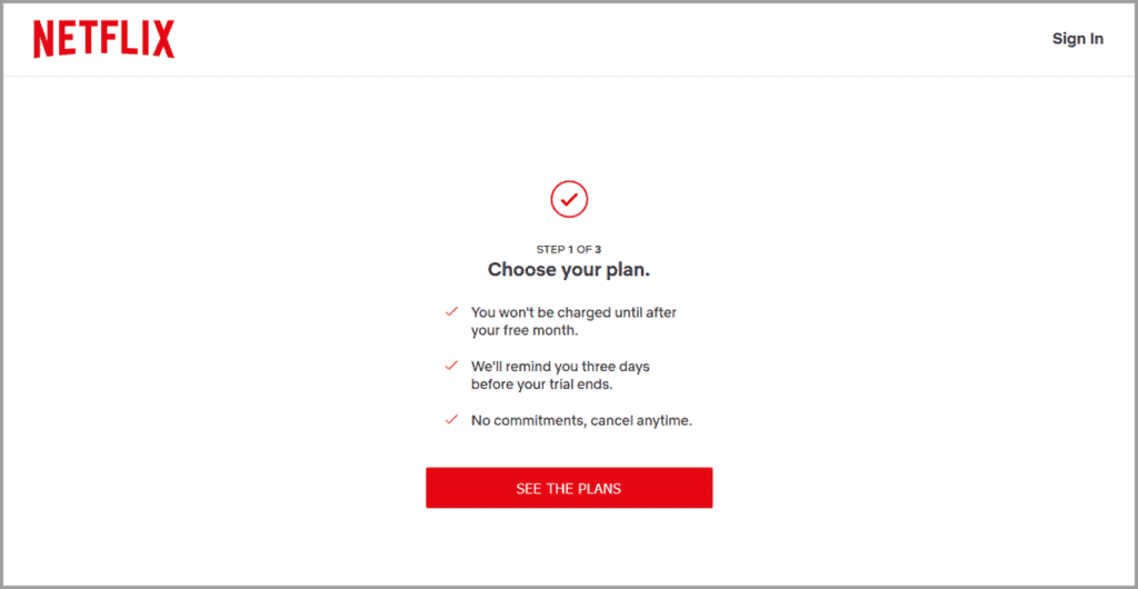 Netflix marketing funnel