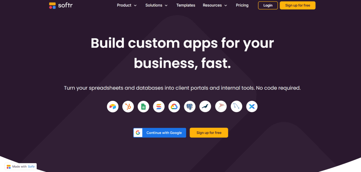 Softr- Best App Builders