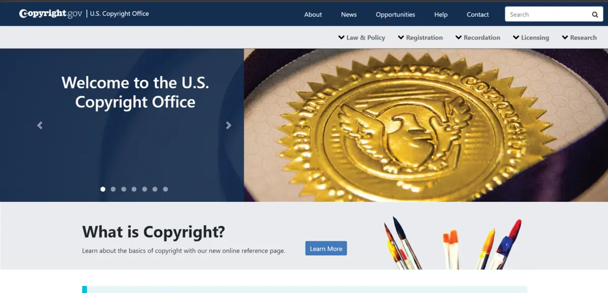 Copyright.gov - Best Legal Tools