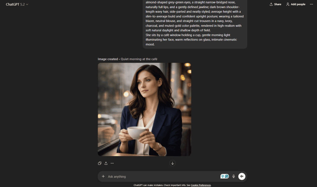 Copy each prompt from ChatGPT one by one and paste them into the chat