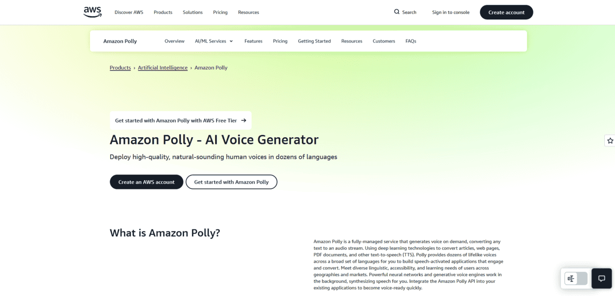 Amazon Polly